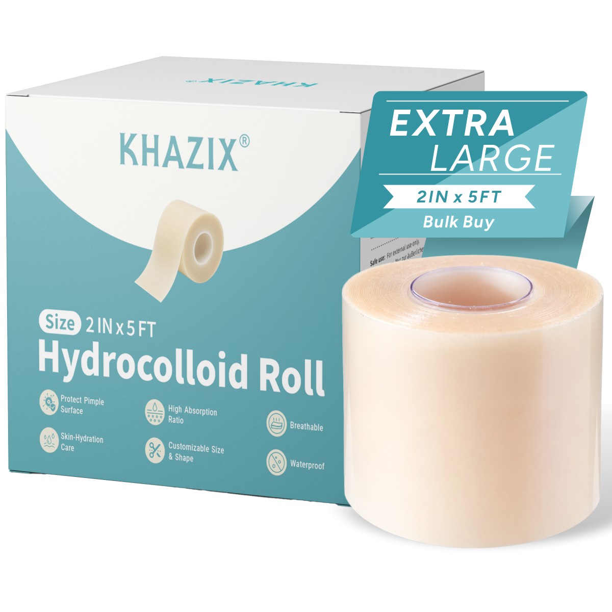 Skincare Moisturizer - Pansement hydrocolloïde KHAZIX en rouleau 2