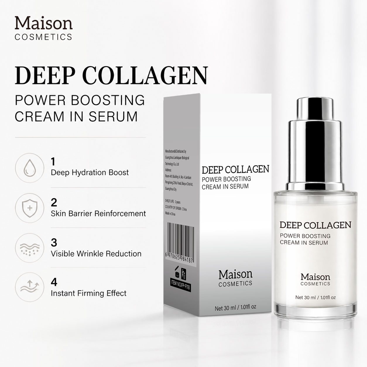 Skincare Skintific - Sérum au collagène profond, sérum pour