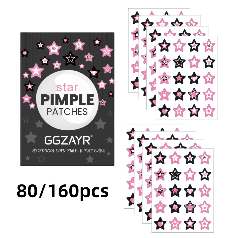 Skincare Moisturizer - Ensemble de patchs anti-acné en forme