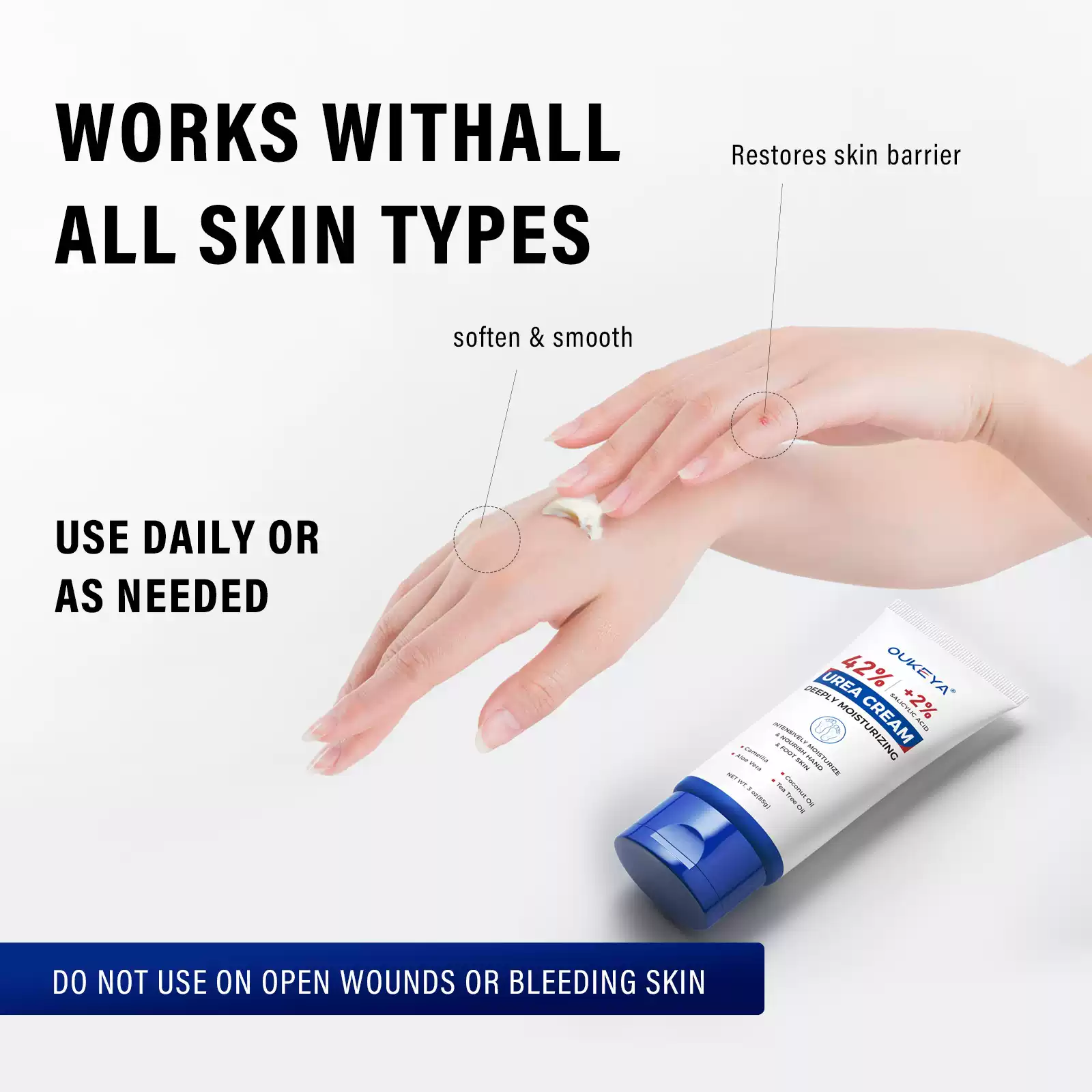 Urea Foot Cream - OUKEYA Crème pour les pieds à