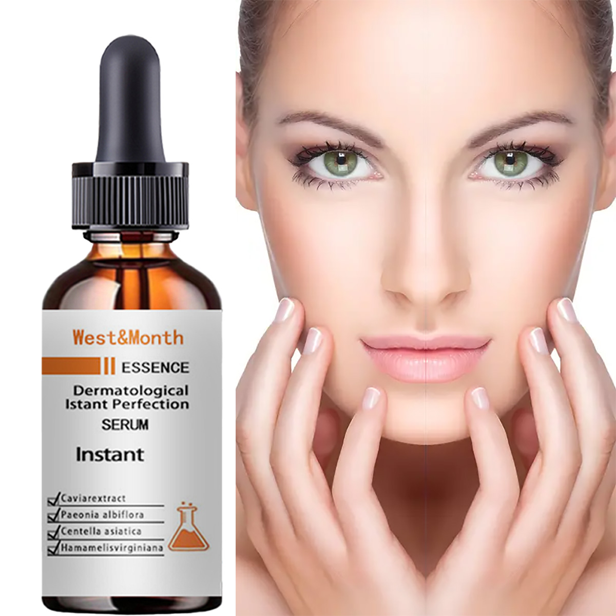 Skincare Centella - Sérum Anti-rides instantané pour le visage,