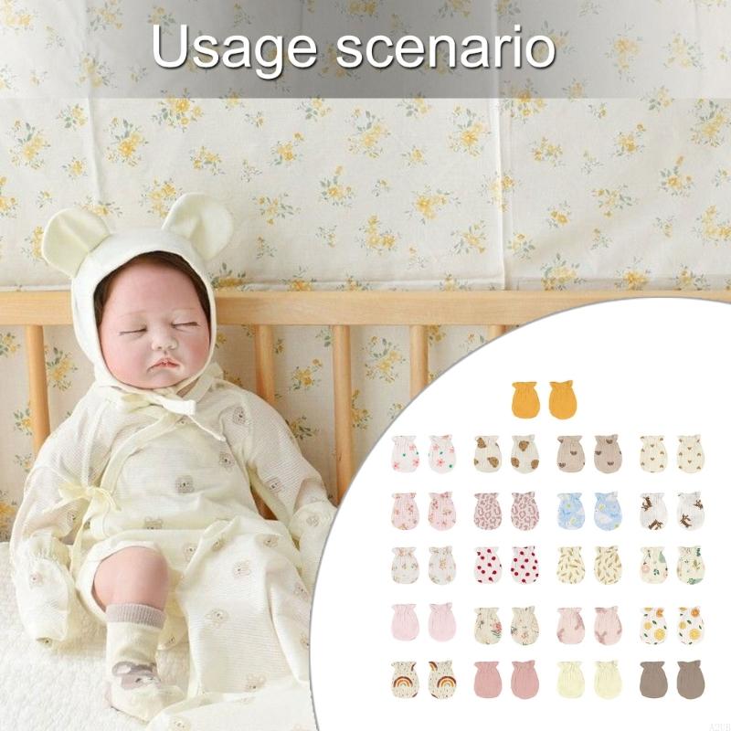 Mitaines en coton pour nouveau - Skincare Newborn avis et prix