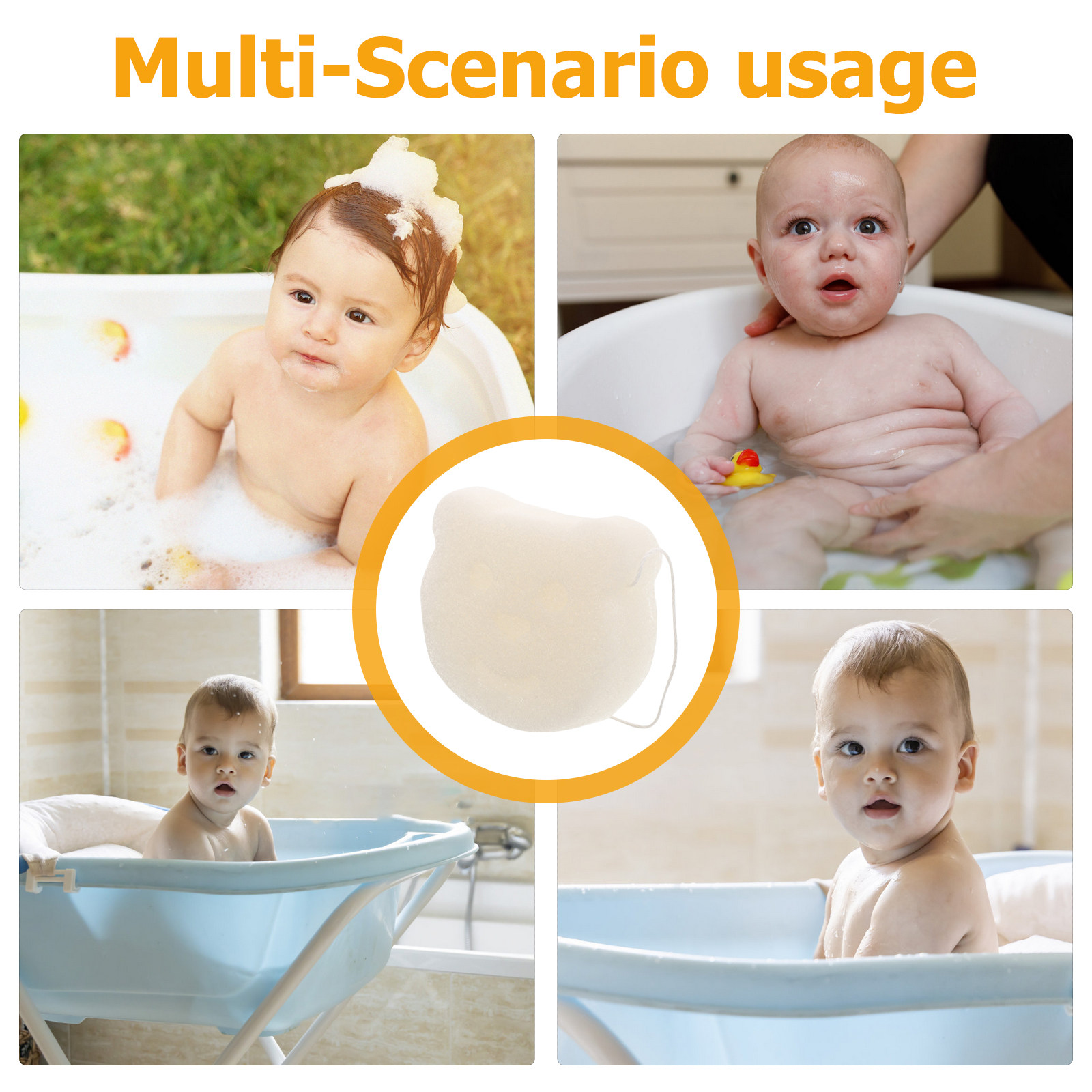 Éponge de bain douce en mousse - Skincare Newborn avis et prix