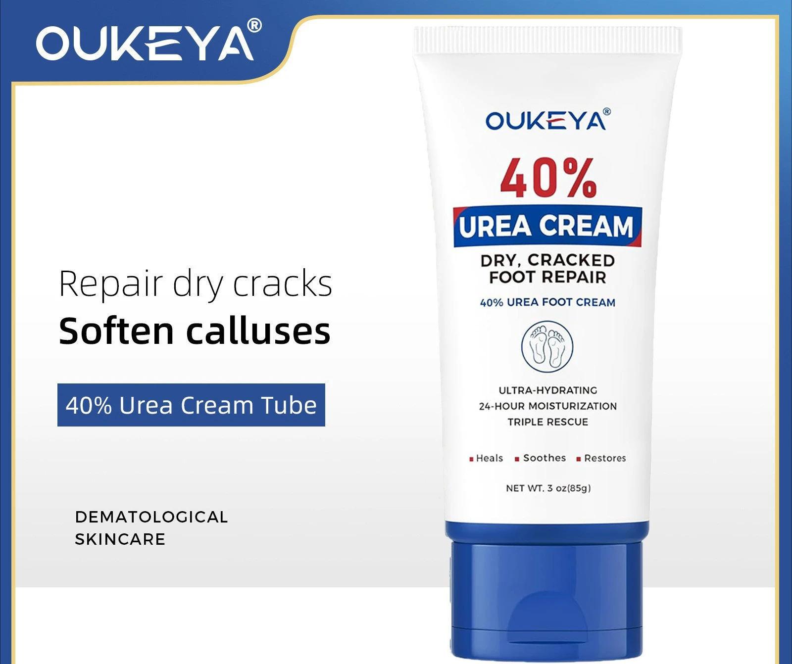 OUKEYA Crème pour les pieds à  - Urea Foot Cream avis et prix