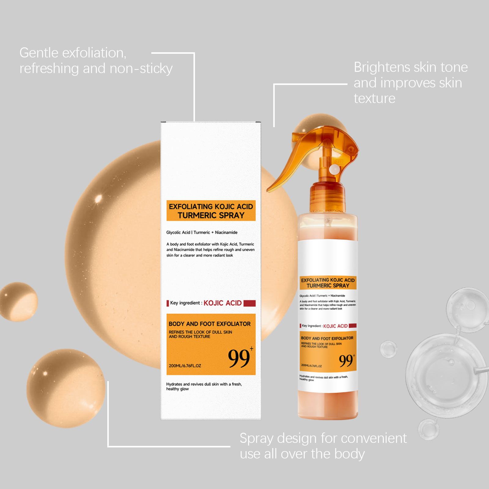 Spray Exfoliant Doux à l'Acide - Skincare Whitening avis et prix