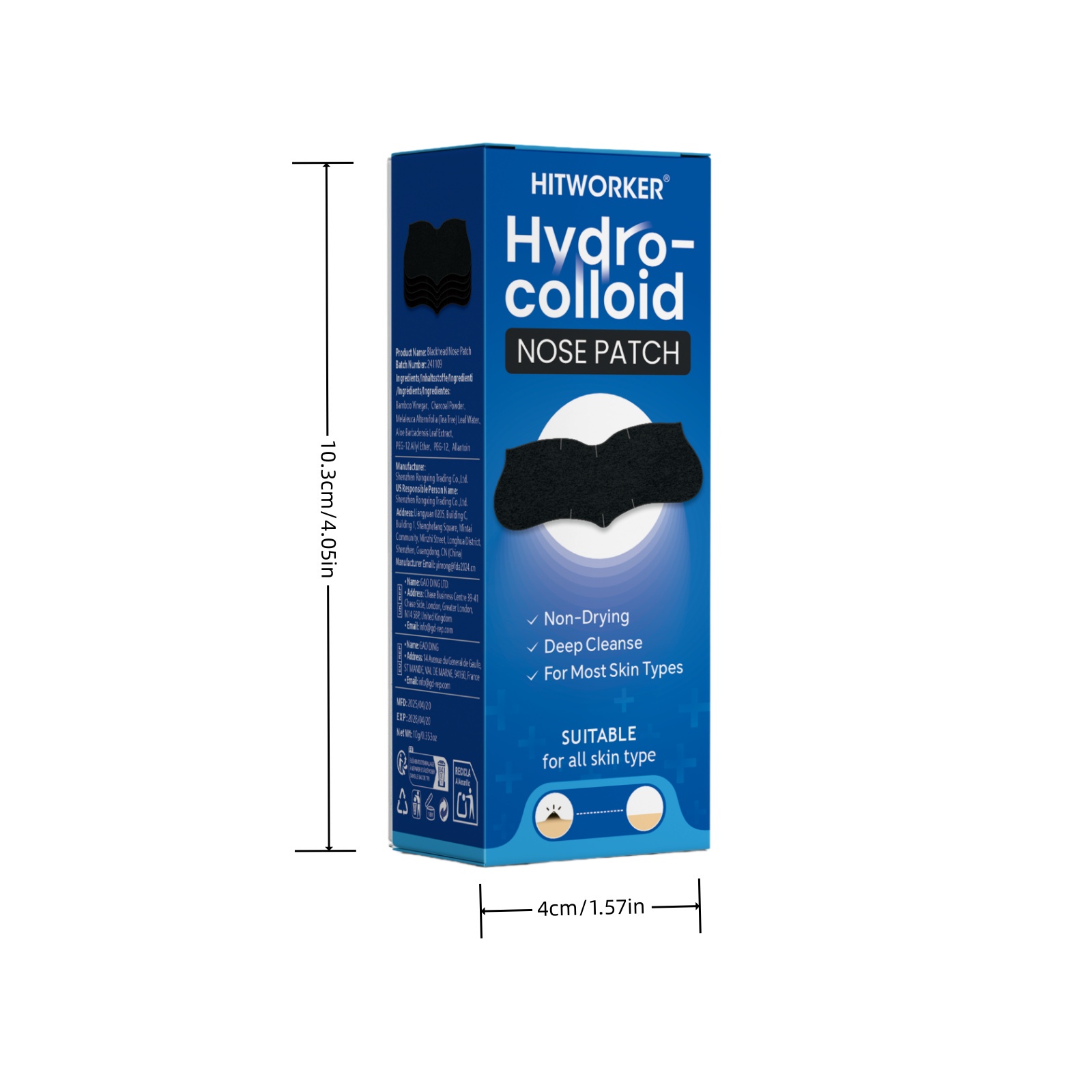 Bandes nasales nettoyantes pou - Skincare Acne avis et prix