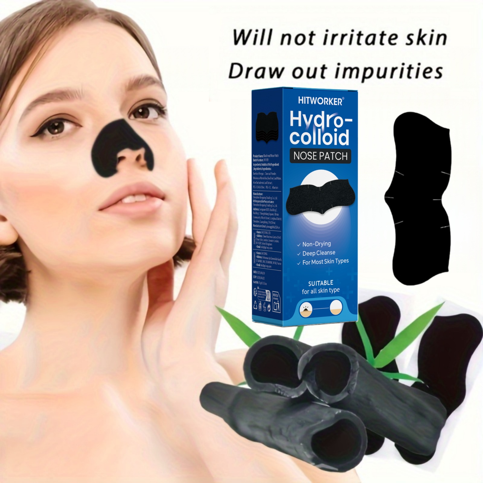 Bandes nasales nettoyantes pou - Skincare Acne avis et prix